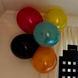8 Balloon Clouds - Superhero Party Decorations